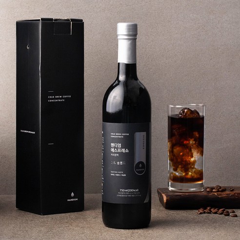 핸디엄 에스프레소 커피원액 다크 블렌드, 750ml, 1개 - 커피음료 | 쿠팡