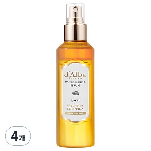 [비건뷰티] 달바 화이트 트러플 로얄 인텐시브 세럼, 160ml, 4개