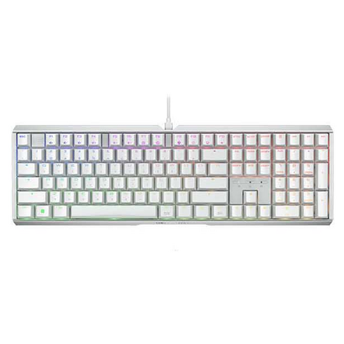 CHERRY MX 3.1 RGB MX2A 축 게이밍 기계식 키보드, 화이트, G80-3890HDAKR-0, 청축