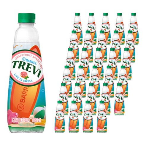 트레비 자몽 탄산음료, 500ml, 30개