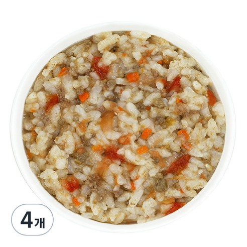 짱죽 유아용 실온 이유식 완료기 아기밥, 혼합맛(비프/토마토), 160g, 4개