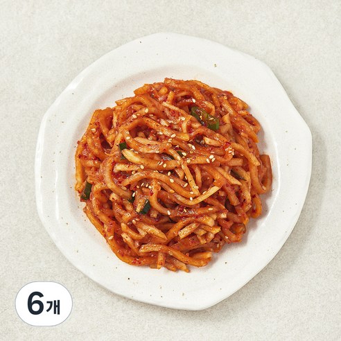 비움 무생채, 300g, 6개