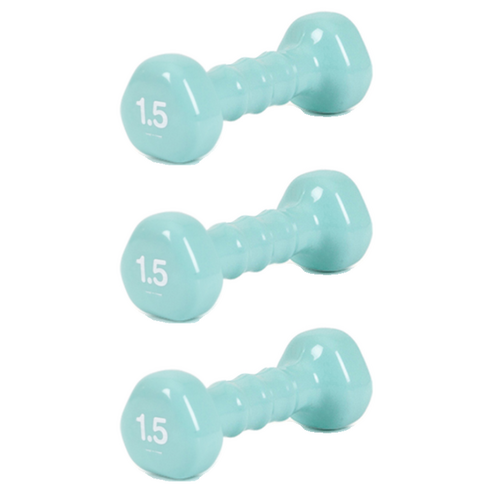 아이워너 PVC 삼각 아령, 1.5kg, 3개