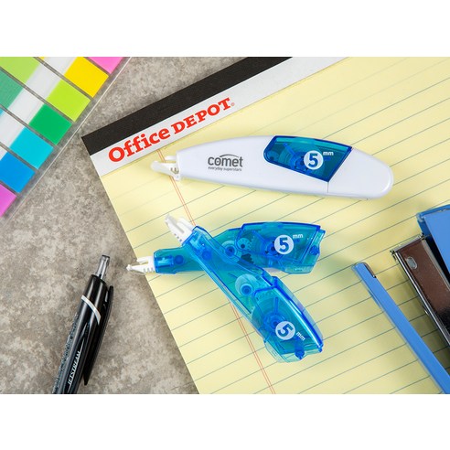 문서 작업에 필수적인 코멧 수정테이프 + 리필 2p, 1세트