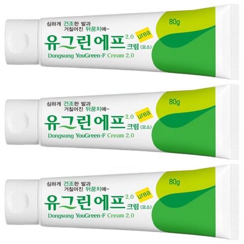 동성제약 유그린 F 크림 2.0, 1개입, 3개, 80g