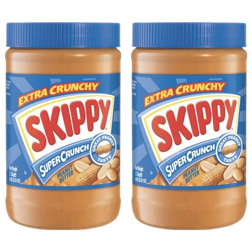 스키피 수퍼크런치 땅콩버터, 1.13kg, 2개