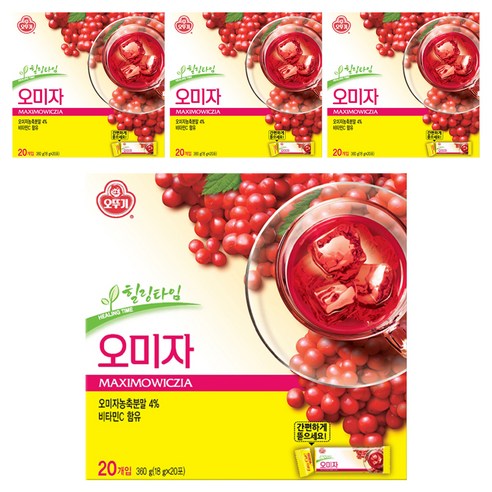 오뚜기 오미자차, 18g, 80개