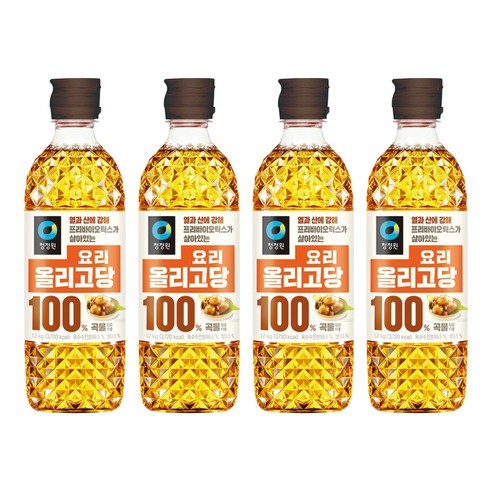 청정원 요리 올리고당, 1.2kg, 4개