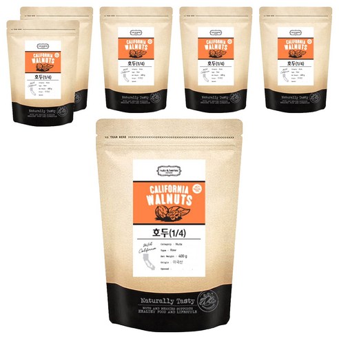 넛츠앤베리스 호두, 400g, 6개