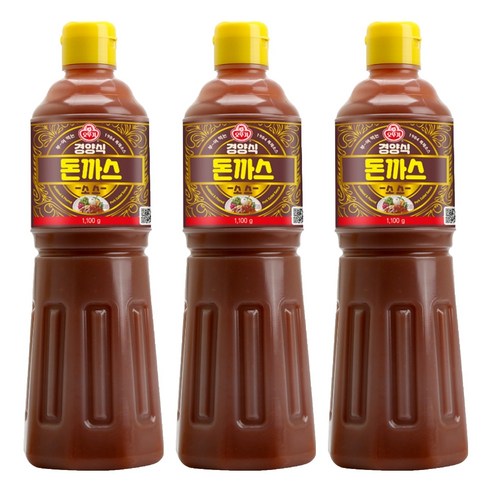 오뚜기 경양식 돈까스소스, 1.1kg, 3개