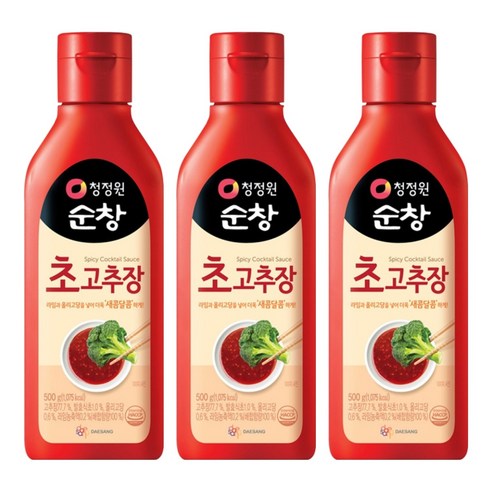 청정원 순창 초고추장, 500g, 3개