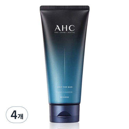 AHC 온리포맨 폼 클렌저, 140ml, 4개