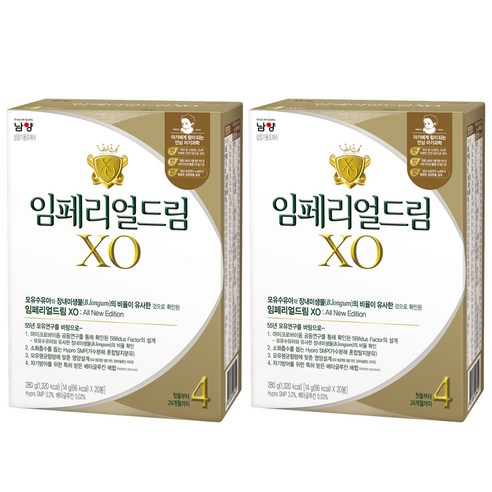 임페리얼드림XO World Class 스틱분유 4단계, 20개입, 2개
