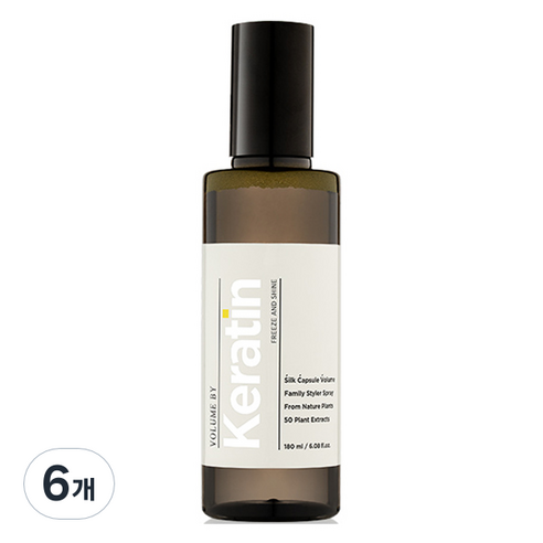 볼륨바이태양 케라틴 프리즈 앤 샤인 헤어스프레이, 180ml, 6개