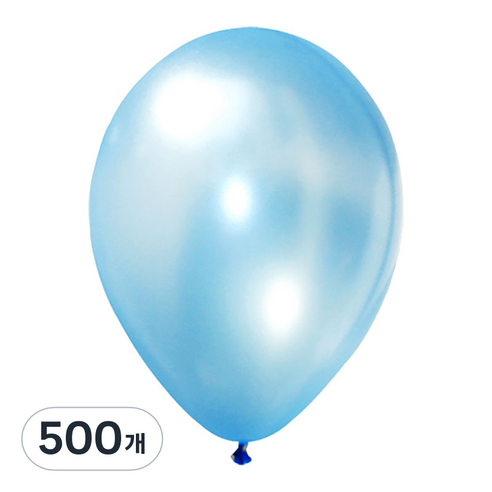 해피풍선 라운드 풍선, 펄 아주르, 500개