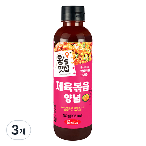 움트리 제육볶음 양념, 480g, 3개