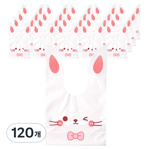 러블리 미니 포장 구디백, 윙크토끼, 120개