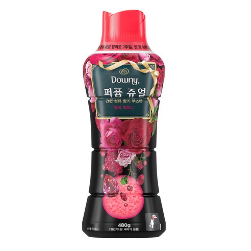 다우니 퍼퓸 쥬얼 향기 부스터 루비 피오니, 480g, 1개