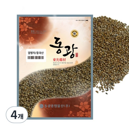 동광종합물산 더 구수한 결명자차, 600g, 4개