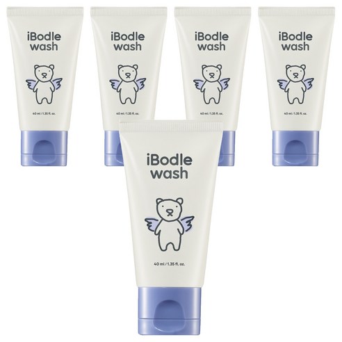 아이보들 페이스 바디워시 그린플로랄향, 5개, 40ml