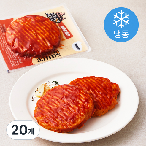 햇살닭 소스 닭가슴살 스테이크 해물짬뽕맛 (냉동), 100g, 20개