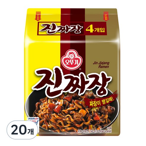오뚜기 진짜장 멀티팩, 20개