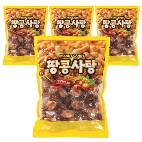 [청우식품] 땅콩사탕, 300g, 4개