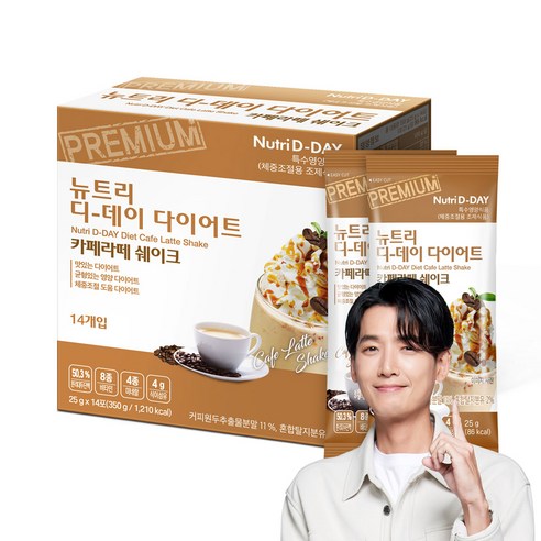 뉴트리디데이 다이어트 카페라떼 쉐이크, 350g, 1개