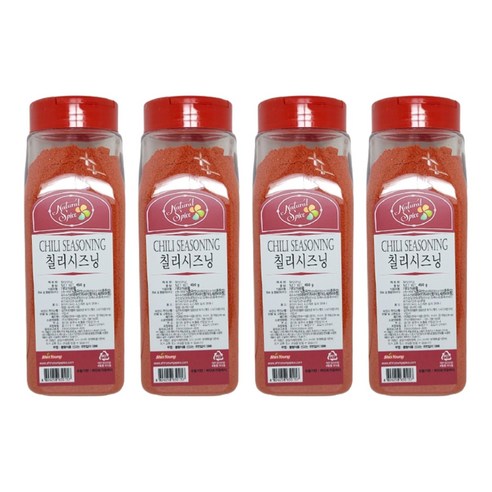 내츄럴스파이스 칠리 씨즈닝, 450g, 4개