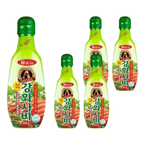 움트리 프리미엄 강와사비, 430g, 5개