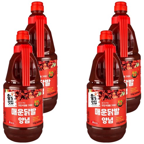 움트리 매운 닭발 양념, 1.9kg, 4개