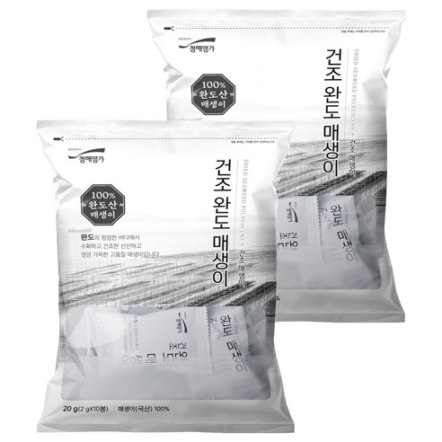 마켓밀러 건조 완도 매생이, 20g, 2개