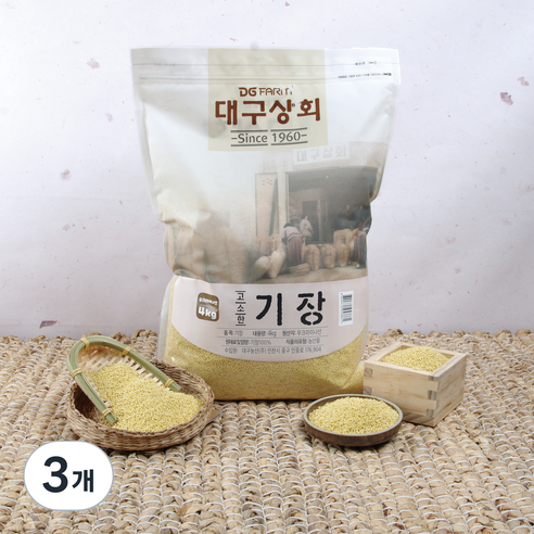 대구상회 고소한 찰기장, 4kg, 3개