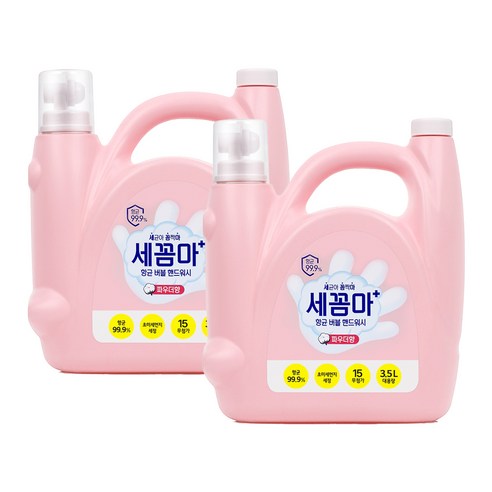 온더바디 세꼼마 향균 버블 핸드워시 파우더향, 3.5L, 2개