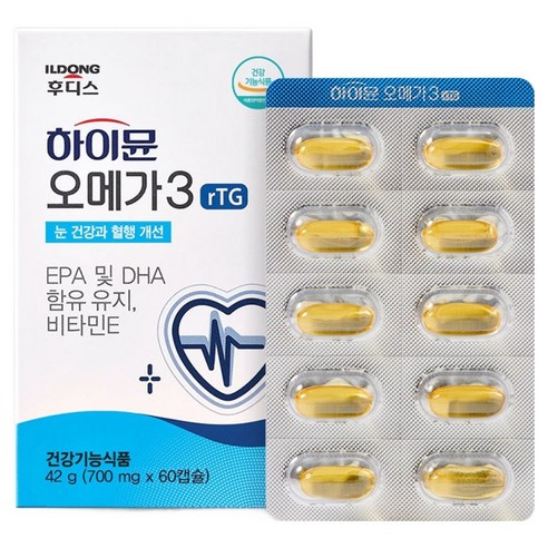 하이뮨 알티지 오메가3, 60정, 42g, 1개