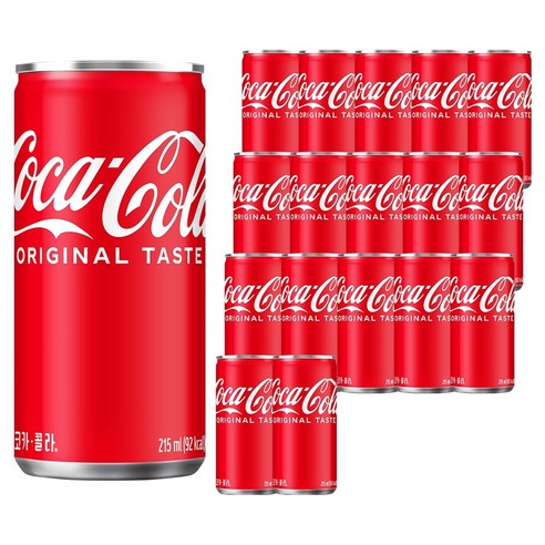 코카콜라 오리지널, 215ml, 18개