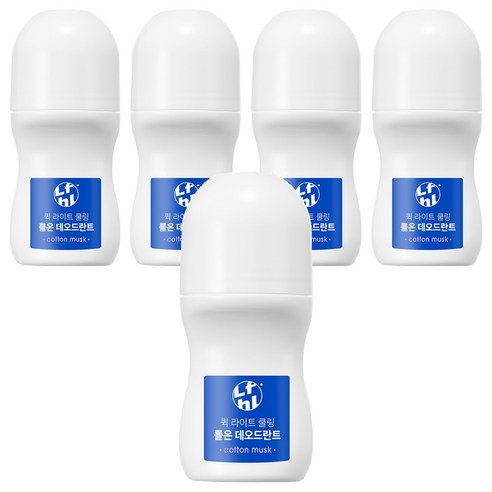 라이프홀릭 퀵 라이트 쿨링 롤온 데오드란트, 50ml, 5개