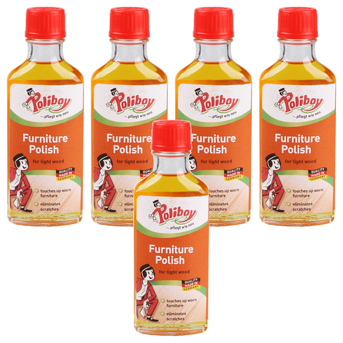 폴리보이 퍼니쳐 폴리시 라이트 광택크리너, 100ml, 5개
