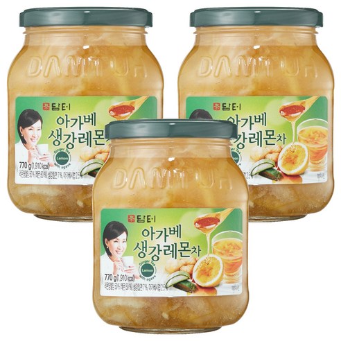 담터 아가베 생강레몬 액상차, 770g, 1개입, 3개