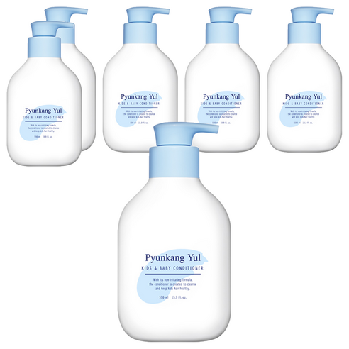 편강율 키즈 앤 베이비 컨디셔너 베이비파우더향, 590ml, 6개