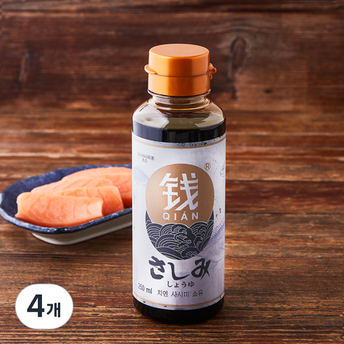 치엔 사시미 쇼유 소스, 250ml, 4개