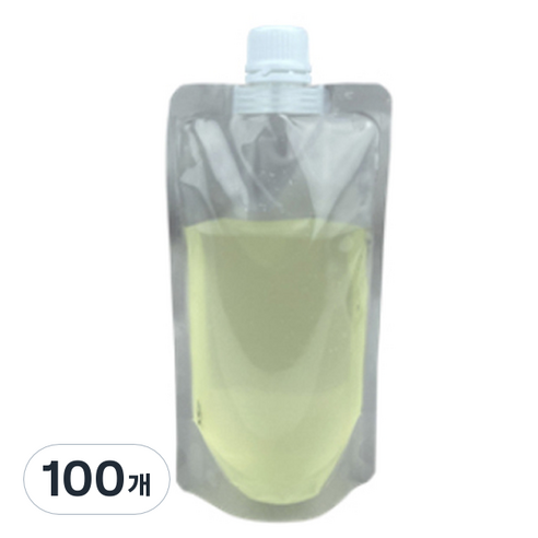 맘스퀴즈 스파우트 음료 파우치 200ml 18파이, 10 x 17 cm, 100개, 1세트