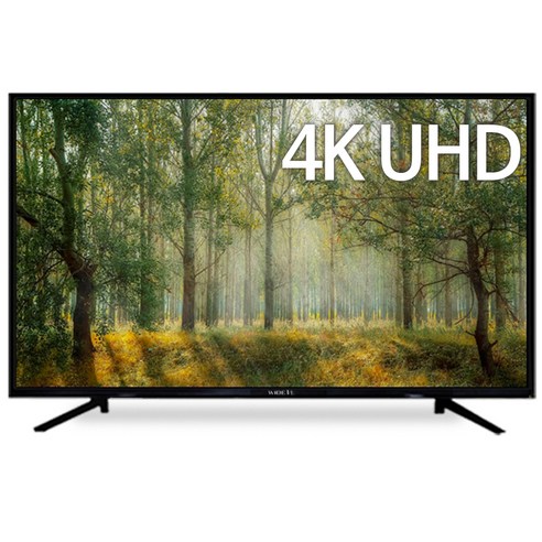 와이드뷰 4K UHD LED TV, 147cm(58인치), WVH580UHD-E01, 스탠드형, 자가설치