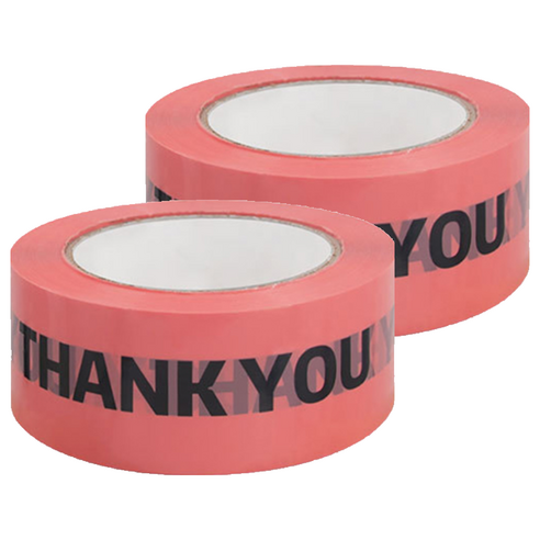 에이러블 포장용 박스테이프 45mm x 100m B0210, 3 로고 레드블랙, 2개
