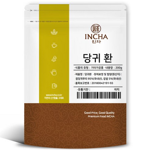 인차 당귀환, 1개, 200g / 인차 당귀환, 1개, 200g - 가격 변동 추적 그래프 - 역대가