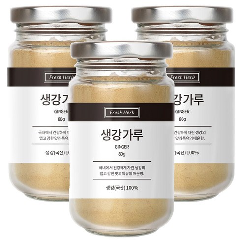 신선약초 생강가루, 80g, 3개