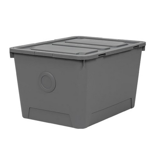 올리빙 도트 리빙박스, 크림그레이, 120L, 1개