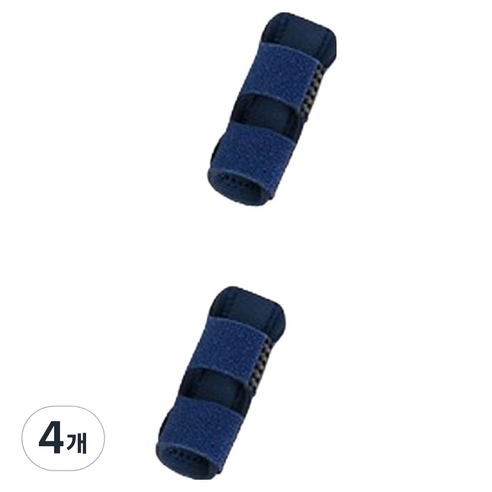 칼라 손가락 보호대 네이비, 4개