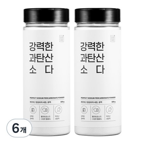 깔끔대장 강력한 과탄산소다, 500g, 6개