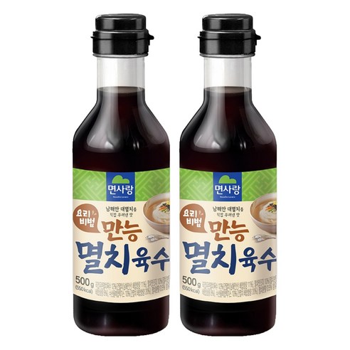 면사랑 요리비법 만능 멸치육수, 500g, 2개
